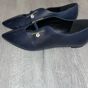 Navy blue flats never worn